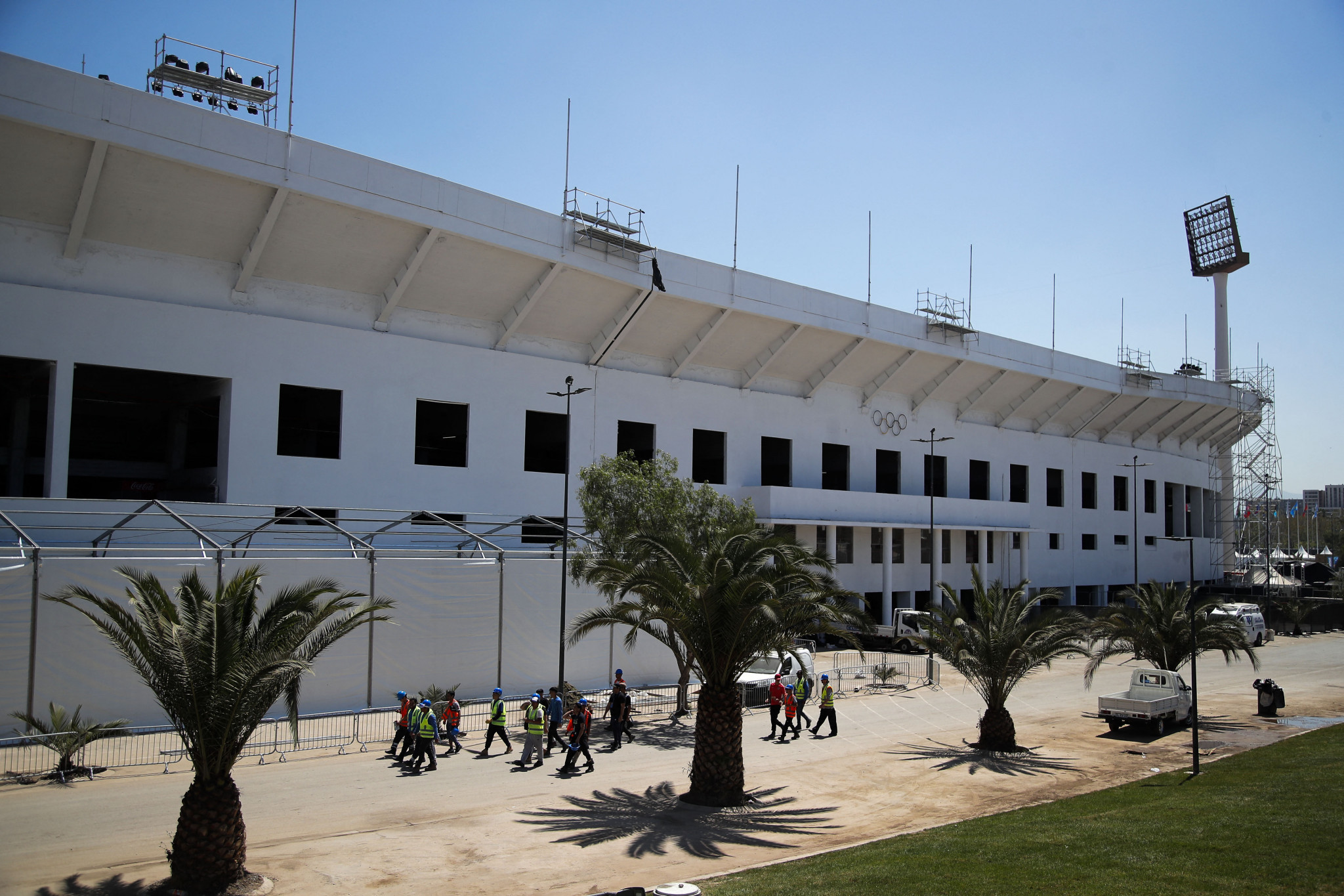 Television equipment was stolen from Chile's National Stadium on the eve of the Pan American Games ©Getty Images (Image obtained at insidethegames.biz)