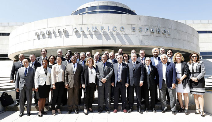 The ANOC Executive Council met in Madrid today ©ANOC