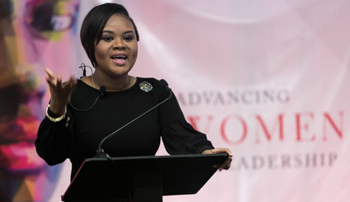 Honourable Minister of Sport and Youth Affairs Shamfa Cudjoe - Photo credit: Marlon Rouse/TTOC.org 