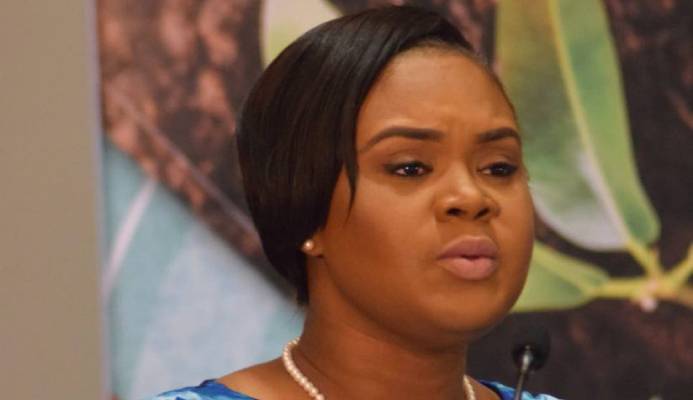 Minister of Sport and Youth Affairs Shamfa Cudjoe. - Vidya Thurab