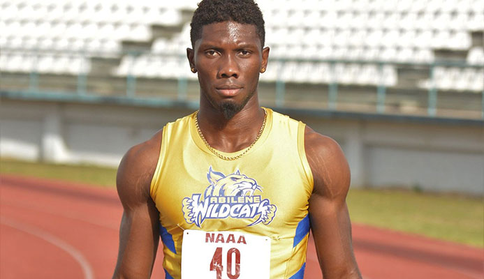 Abilene Wildcats sprinter Jerod Elcock did the sprint double at the Abilene Wildcats Track Classic at the Larry Gomes Stadium in Malabar, Arima in May.