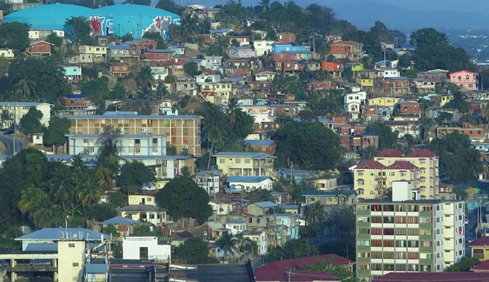 A view of a section of Laventille