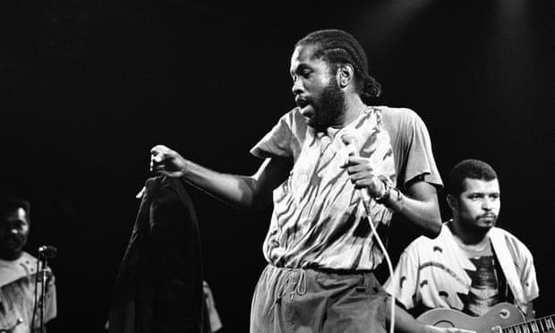 Calypso singer David Rudder performs at the Melkweg in Amsterdam, Netherlands on 28 July 1988. Photograph: Frans Schellekens/Redferns