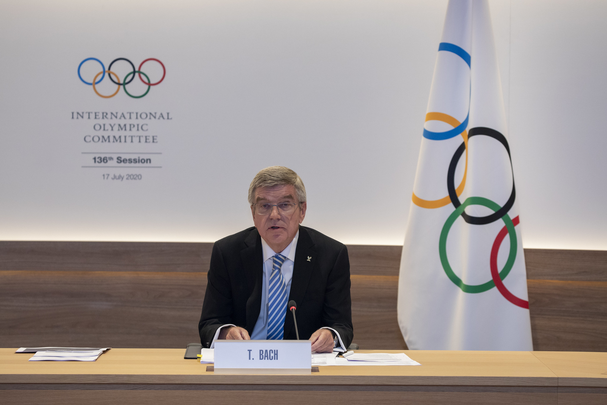 Thomas Bach is to seek re-election as President ©IOC