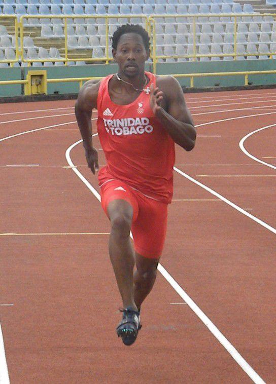 DOUBLE ROLE: Sprinter and physical education teacher Marcus Duncan.