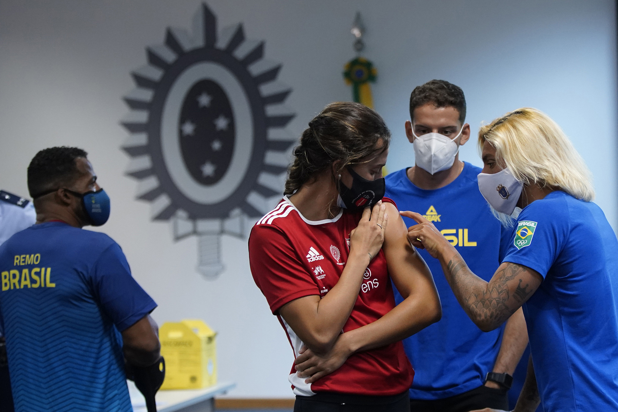 Foreign athletes were offered the opportunity of receiving COVID-19 vaccines before this year's Olympic Games in Tokyo under a programme run by the IOC in association with Pfizer ©Getty Images
