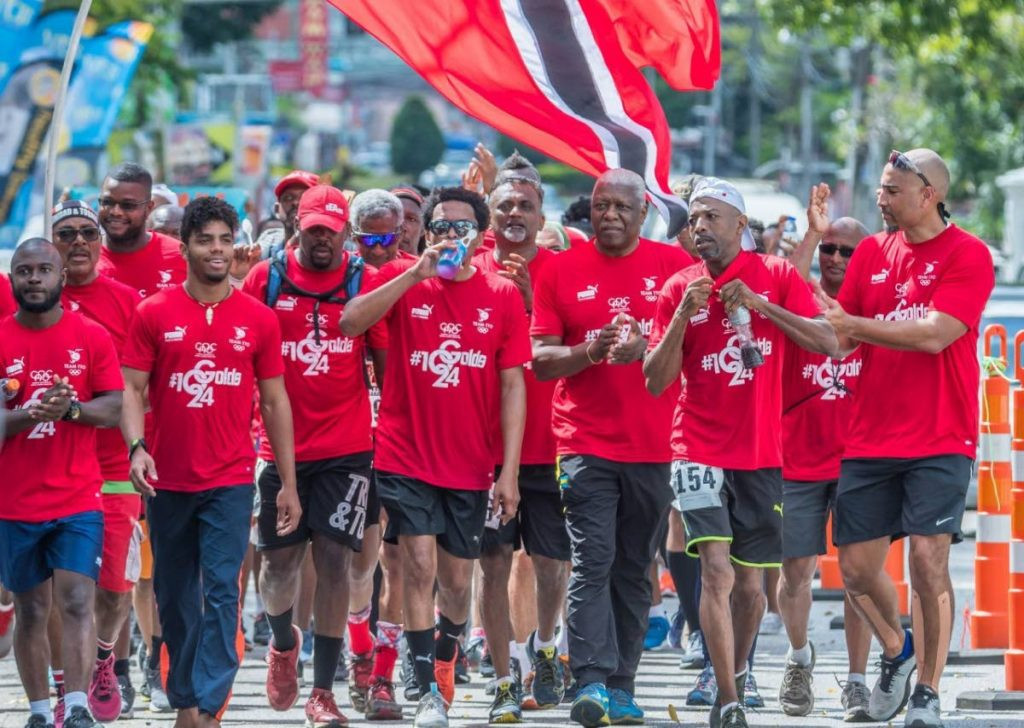 A team from the Trinidad and Tobago Olympic Committee will take part in a virtual marathon ©TTOC