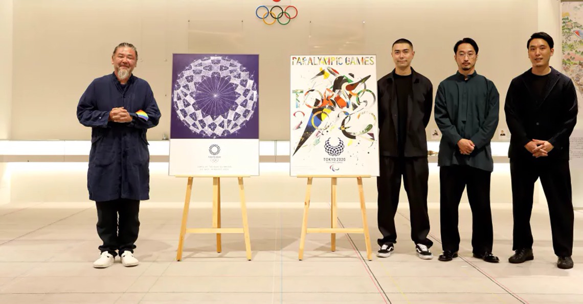 Japanese culture and heritage on display as posters represent Tokyo 2020 themes of diversity, joy and solidarity.