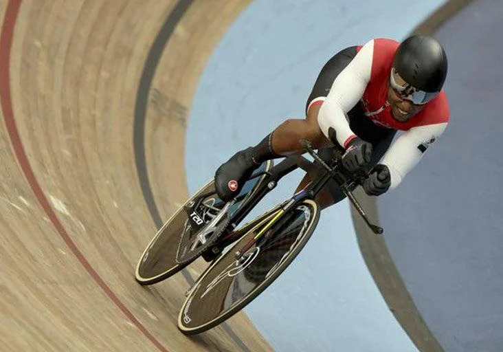 FLASHBACK: T&T’s Nicholas Paul competes in the men’s kilo time-trial during the Commonwealth Games at Lee Valley VeloPark in London, last August 1. Paul claimed bronze in the event. —Photo: AP (Image obtained at trinidadexpress.com)
