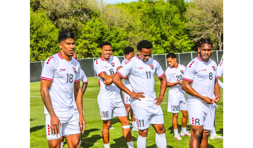 Members of the Trinidad and Tobago men's senior team train ahead of their Copa America Play-In match against Canada on Friday in Texas. (Photo credit - TTFA Media) (Image obtained at tt.loopnews.com)