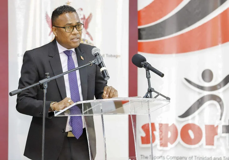 PROGRAMME ABOUT CRICKET AND LIFE: Minister of Sport and Youth Affairs, Phillip Watts. —Photo courtesy Ministry of Sport and  Youth Affairs (Image obtained at trinidadexpress.com)