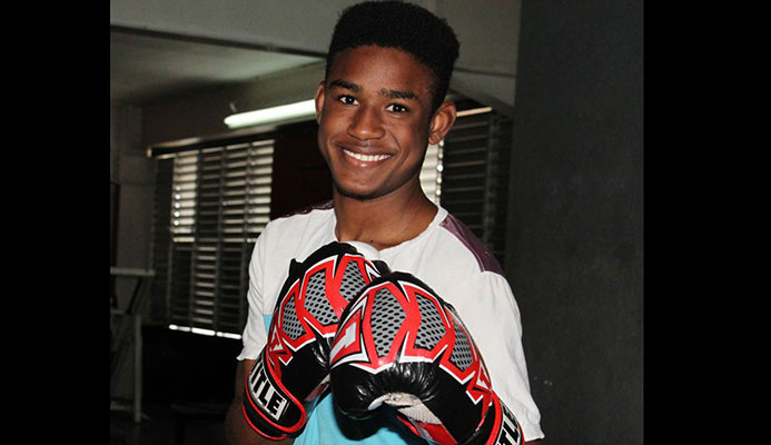 Fifteen-year-old boxer Nyrell Hosein won the Caribbean Boxing Championship’s 57 kg trophy, last weekend in Guyana. Fifteen-year-old boxer Nyrell Hosein won the Caribbean Boxing Championship’s 57 kg trophy, last weekend in Guyana.