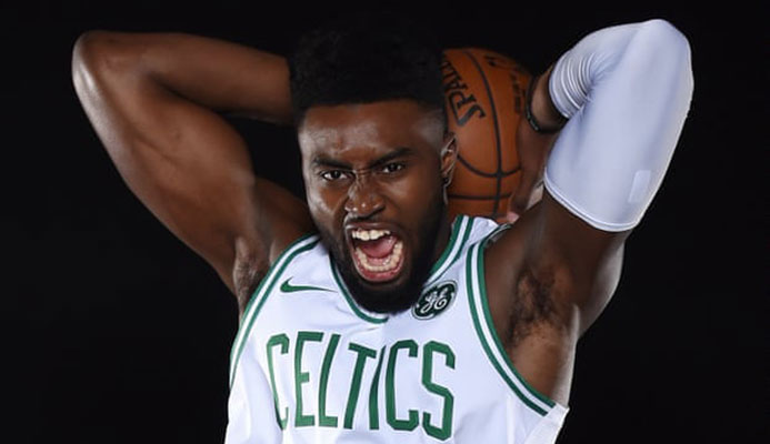 Jaylen Brown: ‘We’re having some of the same problems we had 50 years ago. Some things have changed a lot but other factors are deeply embedded in our society.’ Photograph: Brian Babineau/NBAE/Getty Images Jaylen Brown: ‘We’re having some of the same problems we had 50 years ago. Some things have changed a lot but other factors are deeply embedded in our society.’ Photograph: Brian Babineau/NBAE/Getty Images