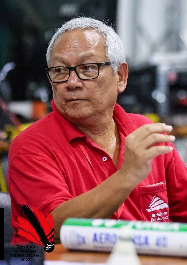 TT badminton official PJ Williams. - (Image obtained at newsday.co.tt)